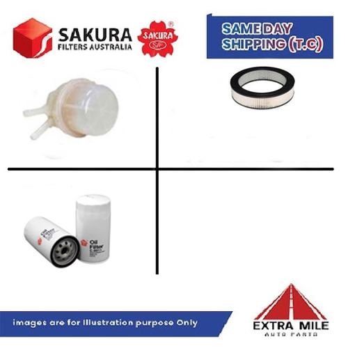 SAKURA Filter Kit For TOYOTA CELICA RA60 21R.€ cyl4 1.0L Petrol 1981-1933