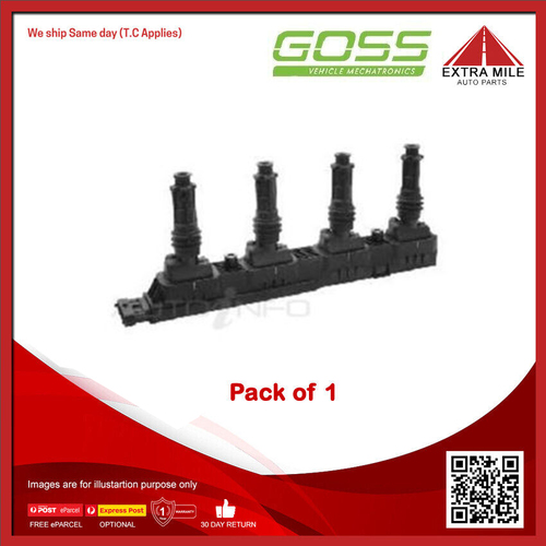 Goss Ignition Coil For Holden Combo XC 1.4L Z14XEP DOHC 16v MPFI 4cyl