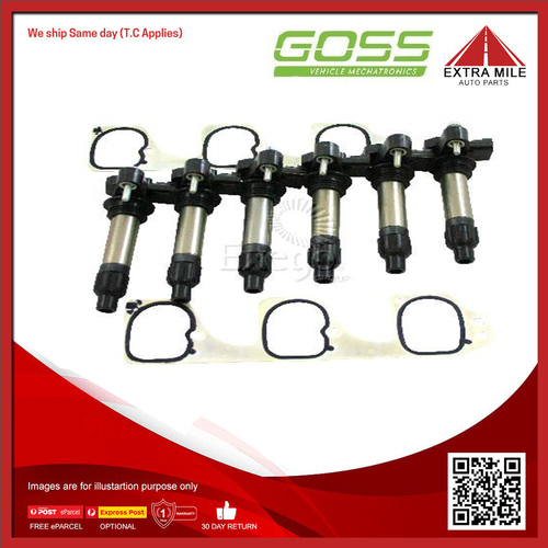 Goss Ignition Coil For Holden Berlina VE VZ 3.6L V6 HFV6 LE0 DOHC-PB 24v MPFI