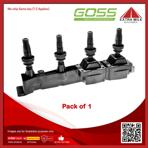 Goss Ignition Coil For Citroen C4 VTR,NFU 1.6L MPFI 4cyl DOHC