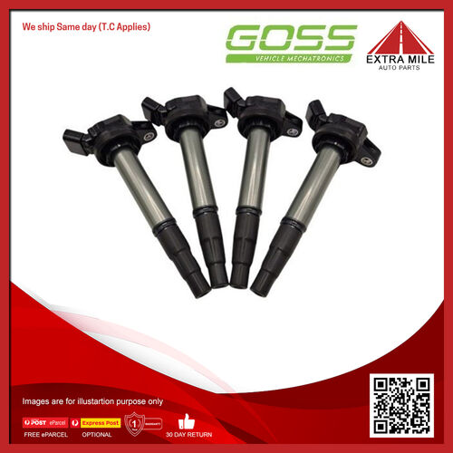 Goss Ignition Coil For Lexus CT200h Hybrid ZWA10R 1.8L 2ZRFXE I4 16V DOHC -C492M