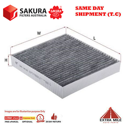 SAKURA Cabin Filter For MITSUBISHI LANCER EVO FINAL EDITION CJ 2.0L 2015 - 2016