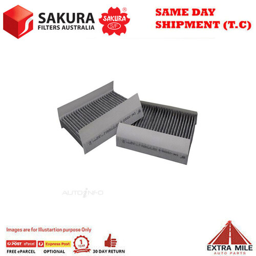 Sakura Cabin Filter For Renault Trafic X83 Turbo Diesel 4Cyl 2.0L 1.9L dCi 8V