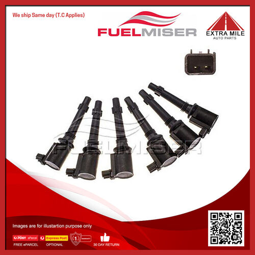 Fuelmiser 6Pack Ignition Coil For FPV Falcon BA, BF 4.0L F6270, BARRA 270T