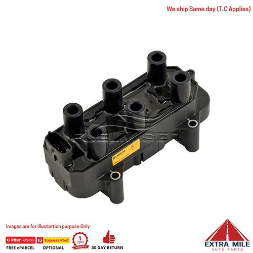  IGNITION COIL for HOLDEN VECTRA JR 1997-98 2.5L V6 CC360 With Oval Shape Connector