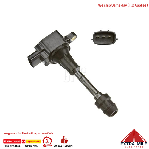 IGNITION COIL - for NISSAN X-TRAIL #T30 II 2003-2007 - 2.5L 4CYL - CC470