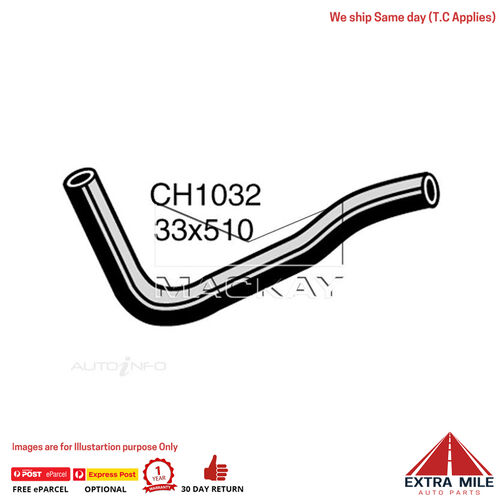 Mackay CH1032 Radiator Lower Hose For Toyota Crown MS85R 2.6L I6 Ptl Man&Auto