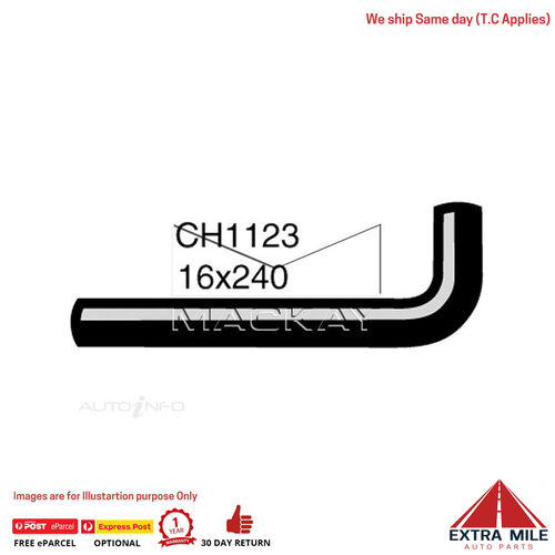 CH1123 Heater Hose for Holden Monaro HQ 5.0L V8 Petrol Manual / Auto Mackay