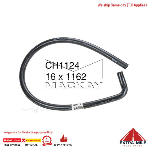 CH1124 Heater Hose for Holden Commodore VC 1.9L I4 Petrol Manual / Auto Mackay