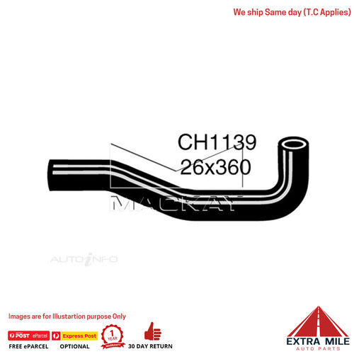 CH1139 Top Hose for Honda Civic 1975-1978 Mackay