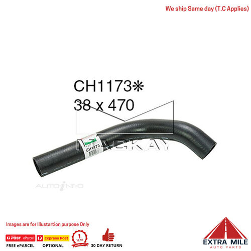 Mackay CH1173 Radiator Lower Hose For Holden Commodore VH 3.3L I6 Ptl Man&Auto