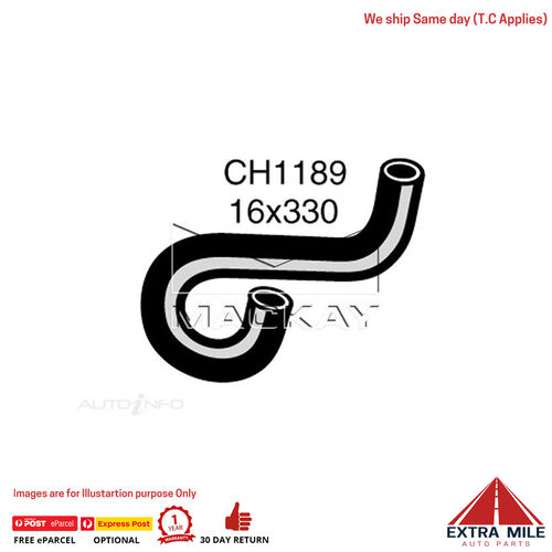 Heater Hose for Holden Gemini TE 1979-1982 Mackay