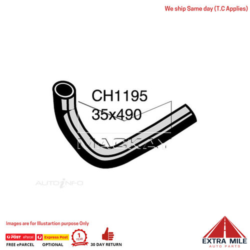 Mackay CH1195 Radiator Lower Hose For Nissan 240Z S30 2.4L I6 Ptl Manual & Auto