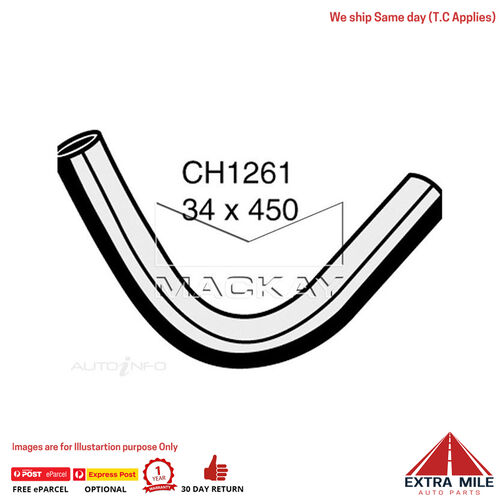 Mackay CH1261 Radiator Lower Hose For Mitsubishi Triton MJ 2.6L I4 Ptl Man&Auto