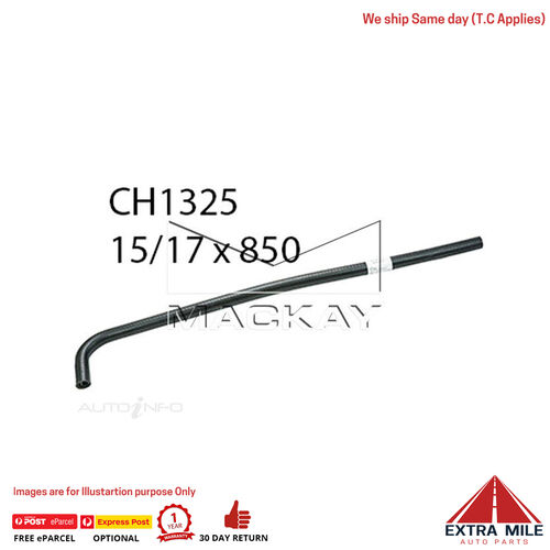 CH1325 Heater Hose for Holden Commodore VH 3.3L I6 Petrol Manual / Auto Mackay