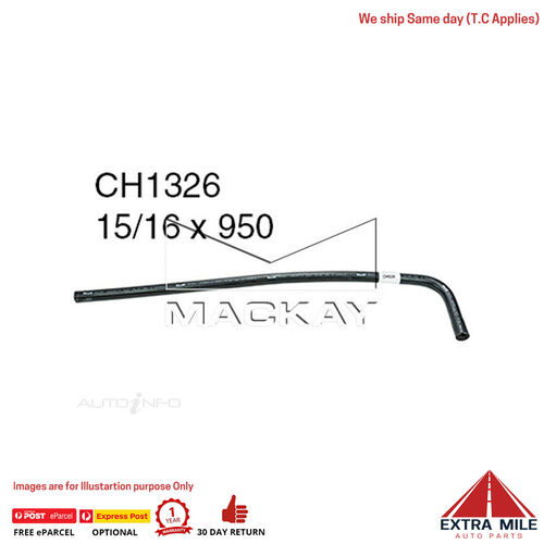 CH1326 Heater Hose for Holden Commodore VH 3.3L I6 Petrol Manual / Auto Mackay