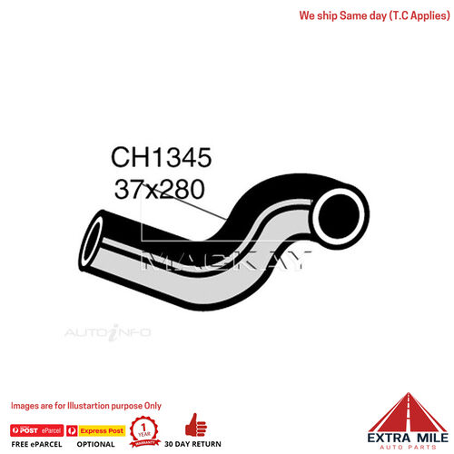  CH1345 Radiator Upper Hose For Toyota LandCruiser FJ55R 4.2L I6 Ptl Man&Auto