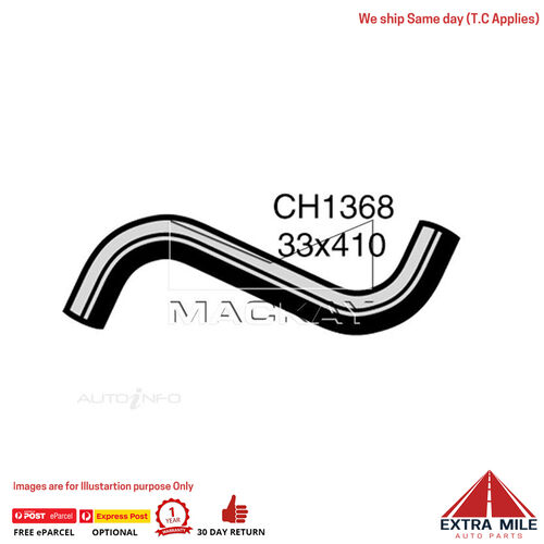 Mackay CH1368 Radiator Upper Hose For Toyota Hilux RN46R 2.0L I4 Ptl Man&Auto