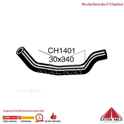 CH1401 Radiator Upper Hose for Holden Gemini TG 1.6L I4 Petrol Manual / Auto