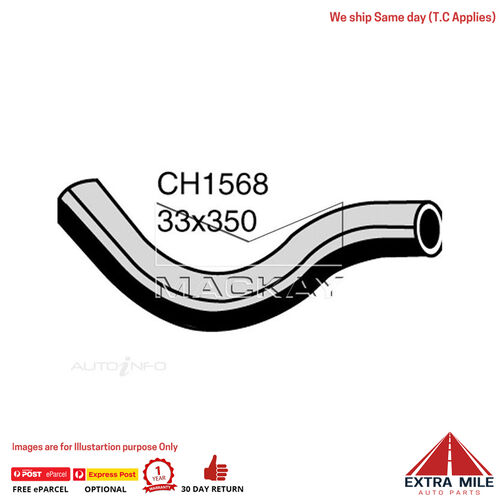 Mackay CH1568 Radiator Upper Hose For Mitsubishi Pajero NG 2.6L I4 Ptl Man&Auto