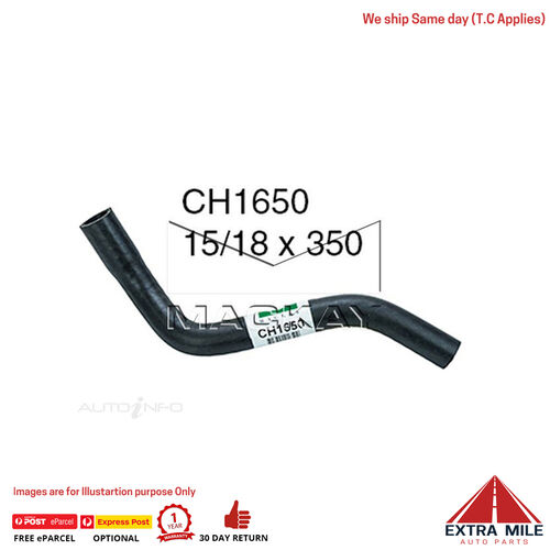 CH1650 Heater Hose for Nissan Pulsar N13 1.8L I4 Petrol Manual & Auto Mackay