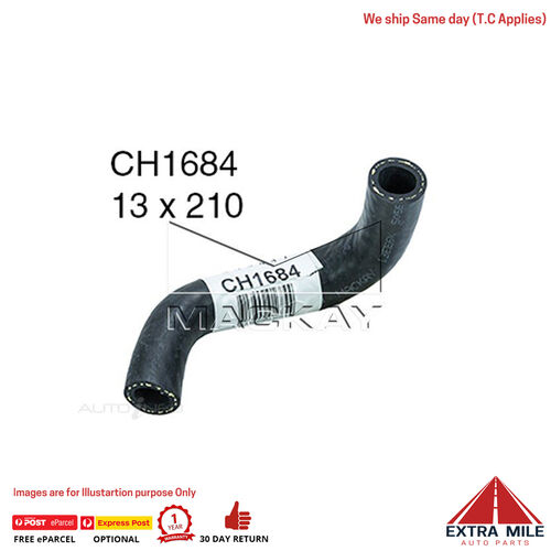 CH1684 Engine By Pass Hose for Holden Commodore VN 3.8L V6 Petrol Manual / Auto