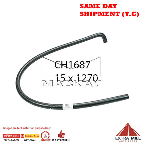 CH1687 Heater Hose for Holden Commodore VL 5.0L V8 Petrol Manual / Auto Mackay