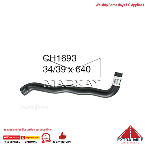 Mackay CH1693 Radiator Upper Hose For Nissan Patrol GQ 4.2L I6 Ptl Manual & Auto