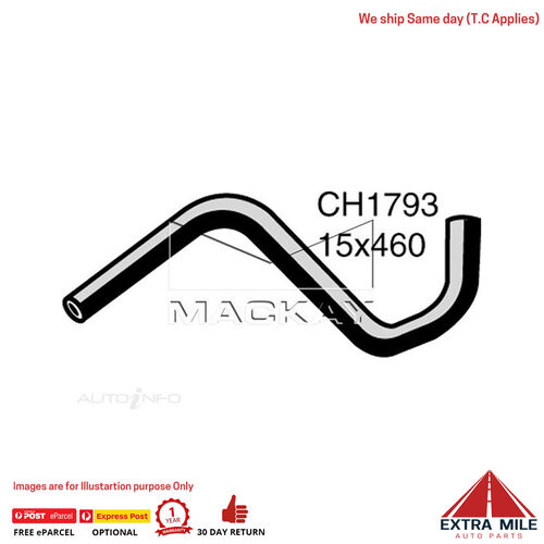 CH1793 Heater Hose For Ford Escort MK2 2.0L I4 Petrol Manual & Auto Mackay