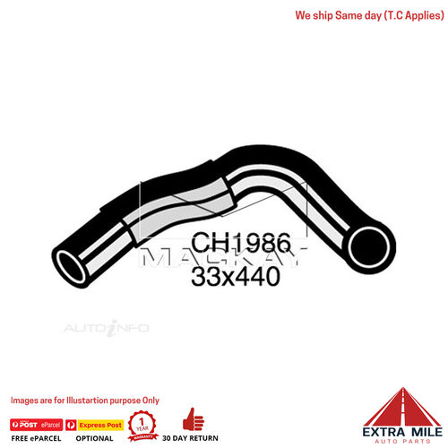  CH1986 Radiator Lower Hose For Mitsubishi Pajero NG 2.5L I4 IC Turbo Dslan