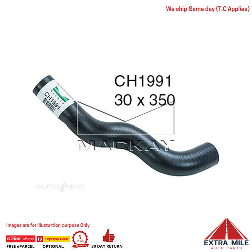 Mackay CH1991 Radiator Upper Hose For Holden Rodeo TF 2.8L I4 Turbo Dsl Man&Auto