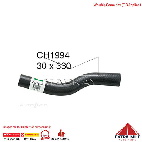 Mackay CH1994 Radiator Lower Hose For Holden Rodeo TF 2.6L I4 Petrol Manual/Auto