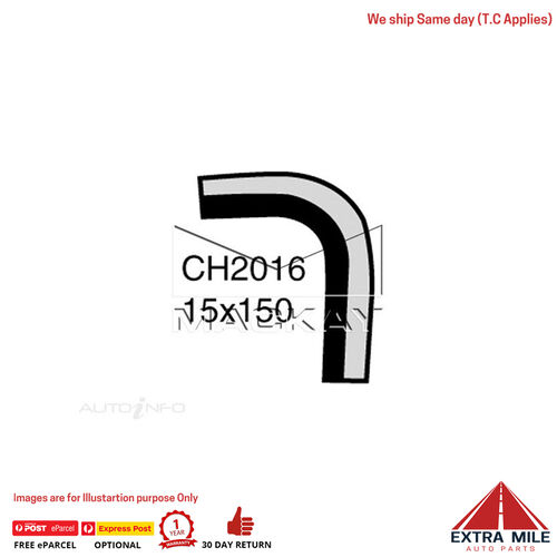 CH2016 Heater Hose for Toyota Corolla AE94R 1.6L I4 Petrol Manual & Auto Mackay