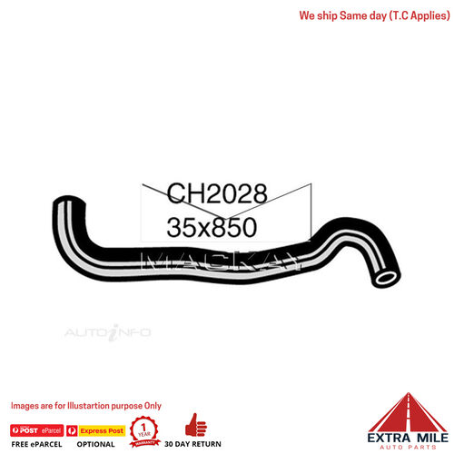 Mackay CH2028 Radiator Lower Hose For Toyota Tarago TCR10R 2.4L I4 Ptl Man&Auto