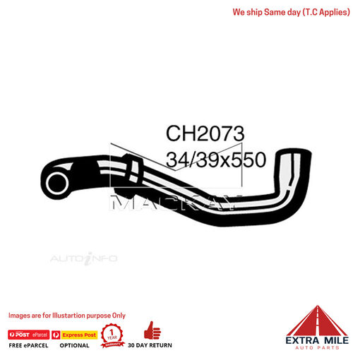 Mackay CH2073 Radiator Lower Hose For Nissan Navara D21 2.7L I4 Diesel Man&Auto