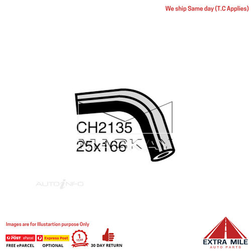 Mackay CH2135 Radiator Lower Hose For Suzuki Vitara Se416 1.6L I4 Ptl Man&Auto