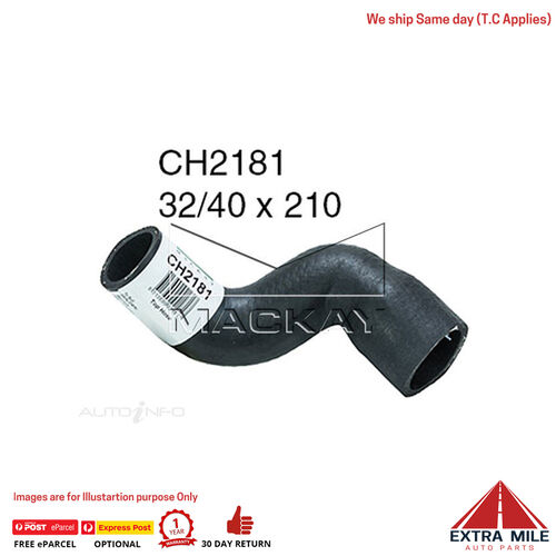Mackay Radiator Upper Hose For Holden Barina SB 1.4L Petrol Manual/Auto CH2181