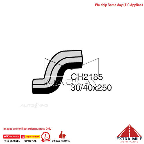 Mackay CH2185 Radiator Lower Hose For Holden Barina SB 1.4L I4 Ptl Manual/Auto