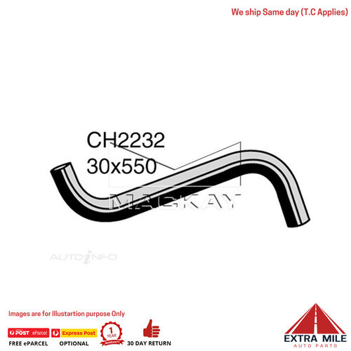 Mackay CH2232 Radiator Lower Hose For Toyota Celica ST204R 2.2L I4 Ptl Man&Auto