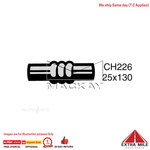 Mackay CH226 Radiator Upper Hose For Austin A40 . 1.1L I4 Petrol Manual/Auto