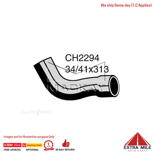 Mackay CH2294 Radiator Lower Hose For Nissan Patrol GU 2.8L I6 Turbo Dslan&Auto