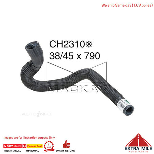 Mackay CH2310 Radiator Lower Hose For Jeep Cherokee XJ 4.0L I6 Ptl Manual/Auto