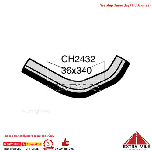 Mackay CH2432 Radiator Upper Hose For Toyota Coaster BB21R 3.4L I4 Dsl Man&Auto