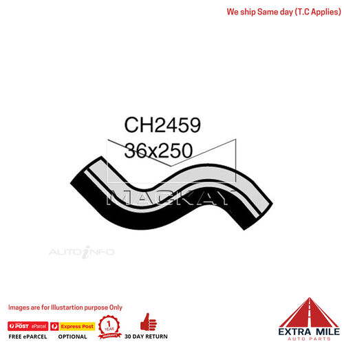 Mackay CH2459 Radiator Upper Hose For Holden Jackaroo U8 3.0L I4 Turbo Dslanual