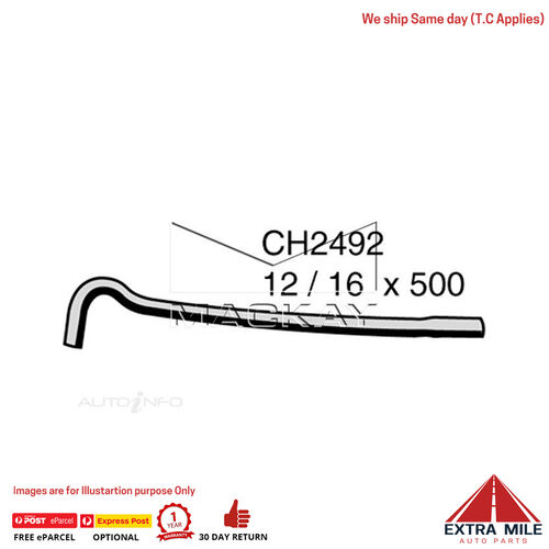 CH2492 Pcv Hose for Holden Commodore VS 5.0L V8 Petrol Manual Auto Mackay