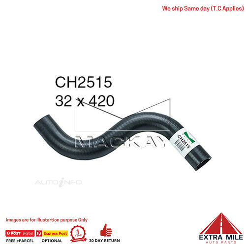 Mackay CH2515 Radiator Upper Hose For Hyundai Excel X3 1.5L I4 Ptl Manual/Auto