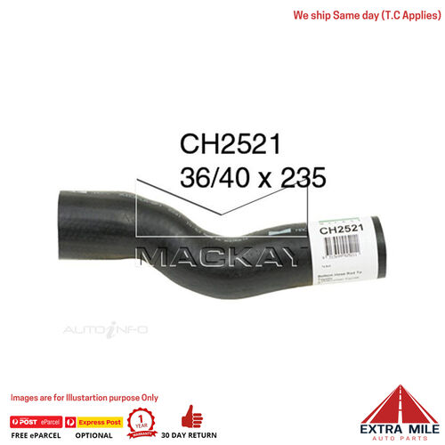  CH2521 Radiator Lower Hose For Toyota LandCruiser FZJ105R 4.5L I6 Ptl Manual