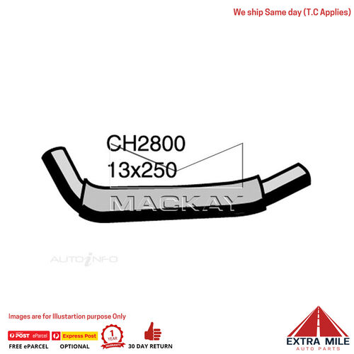 CH2800 Engine By Pass Hose for Holden Rodeo RA 3.5L V6 Petrol Manual / Auto