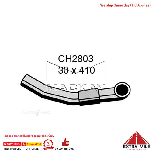 Mackay CH2803 Radiator Upper Hose For Toyota Echo NCP10R 1.3L I4 Ptl Man&Auto