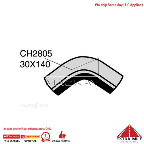 Mackay CH2805 Radiator Upper Hose For Toyota Echo NCP10R 1.3L I4 Ptl Man&Auto